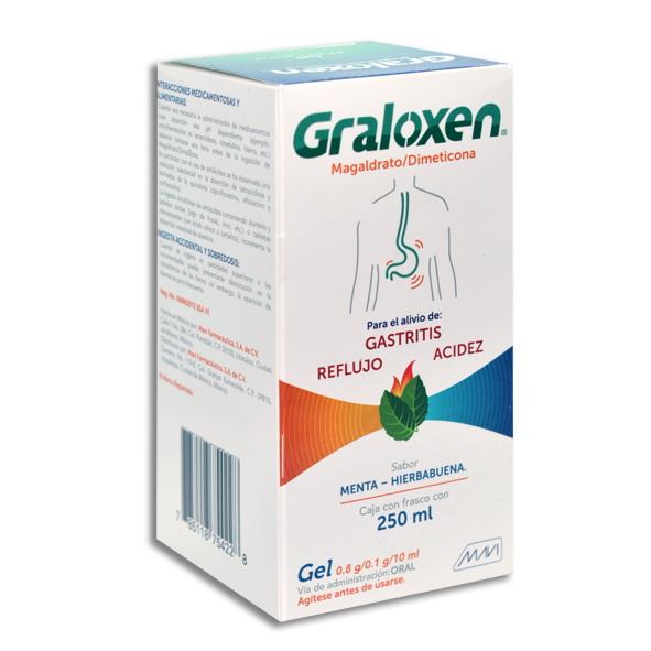 Gi Graloxen Gel 0.8/0.1/10 Ml